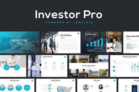 Investor Pro Powerpoint Template ~ PowerPoint Templates ~ Creative Market